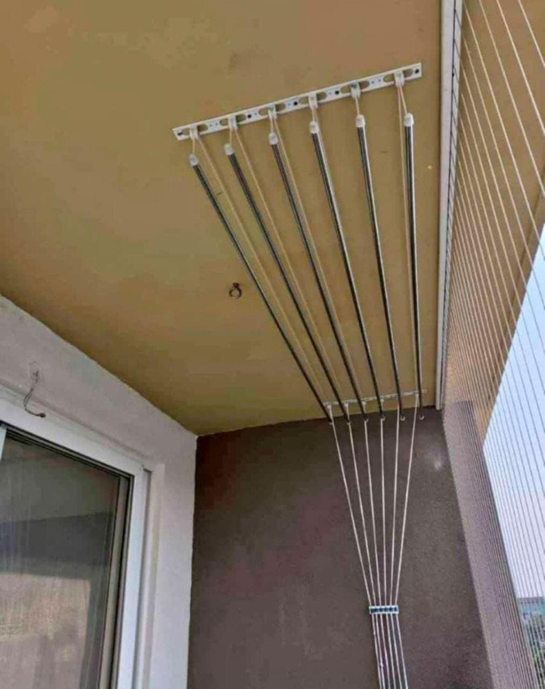 Steel ceiling cloth dryer stand store