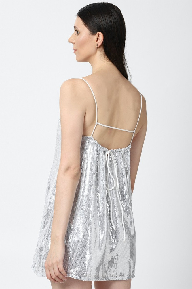 Silver dress online forever 21