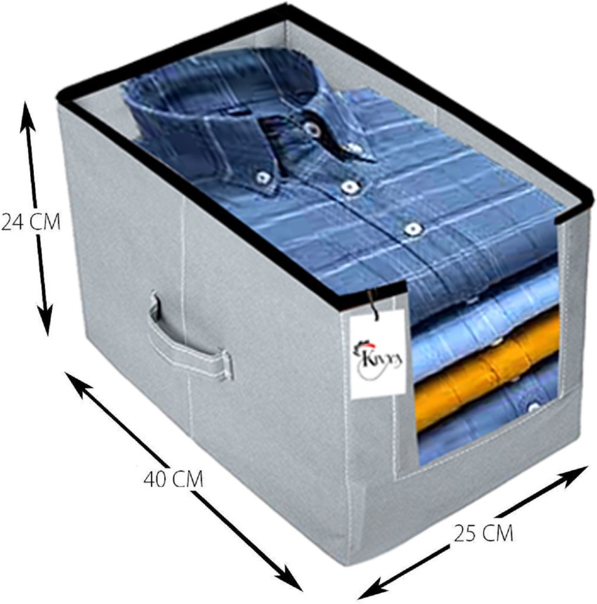 Kivya Shirt Stacker organizer storage box for clothes,clothing
