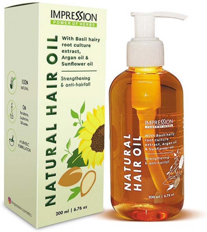 Impression Natural Hair Oil Price in India Buy Impression