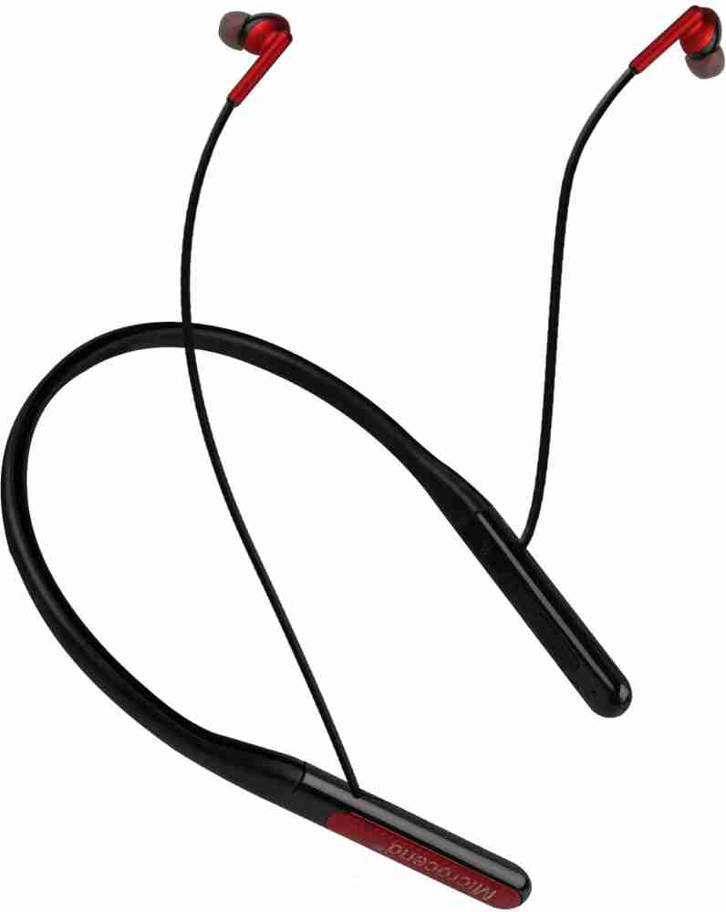 Microcend Wireless bluetooth earphone neckband over the neck