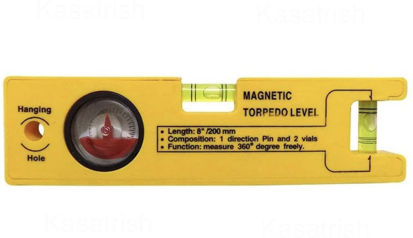 Aoxeria 8 Inch Spirit Level 8 Inch Spirit Level Magnetic Torpedo