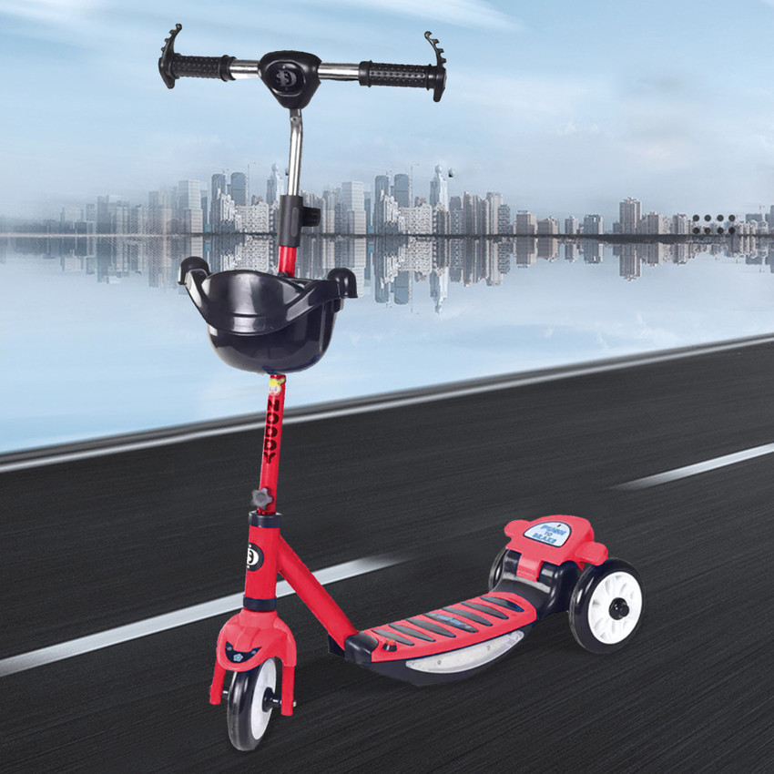 DEESSE Scooter for Kids 3 Wheeler Foldable Kick Skating Cycle with