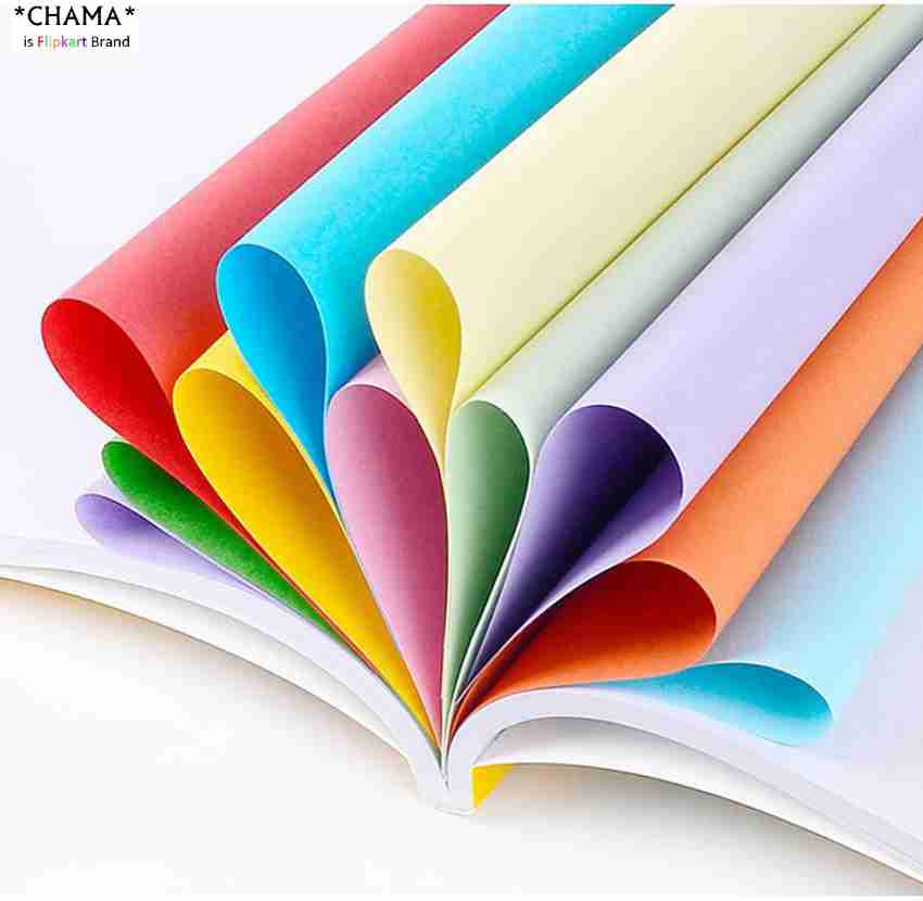 Multicolor Diy Colour Paper 120 Gsm (Pack Contain 150 Sheets), For  Stationery at best price in Hyderabad