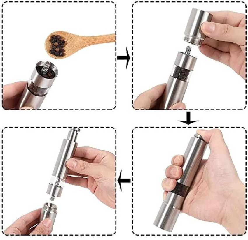 Push Button Pepper Grinder