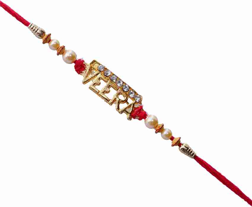 Gold rakhi tanishq hot sale