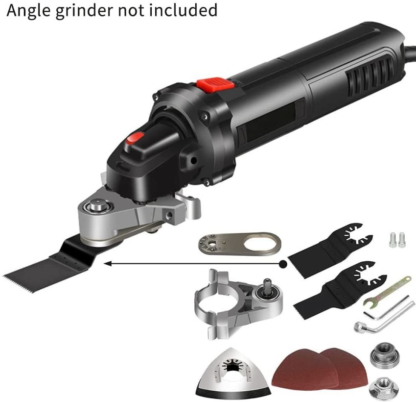 Oscillating Tool Blade, Angle Grinder Converter, Tungsten Steel  Multifunctional Oscillating Tool Adapter Kit Angle Grinder Adapter, Angle  Grinders: : Tools & Home Improvement