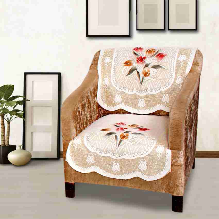 A.P HANDLOOM Polyester Floral Sofa Cover Price in India - Buy A.P HANDLOOM  Polyester Floral Sofa Cover online at