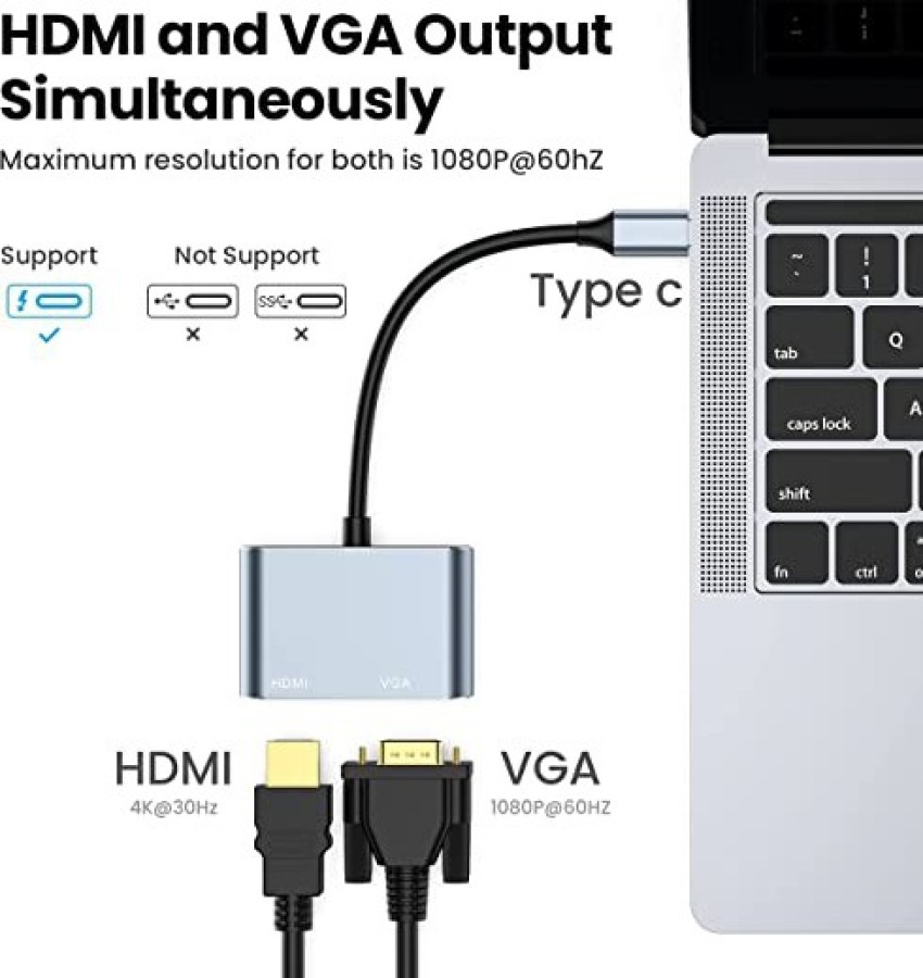 UGREEN HDMI to VGA, HDMI to VGA Adapter India
