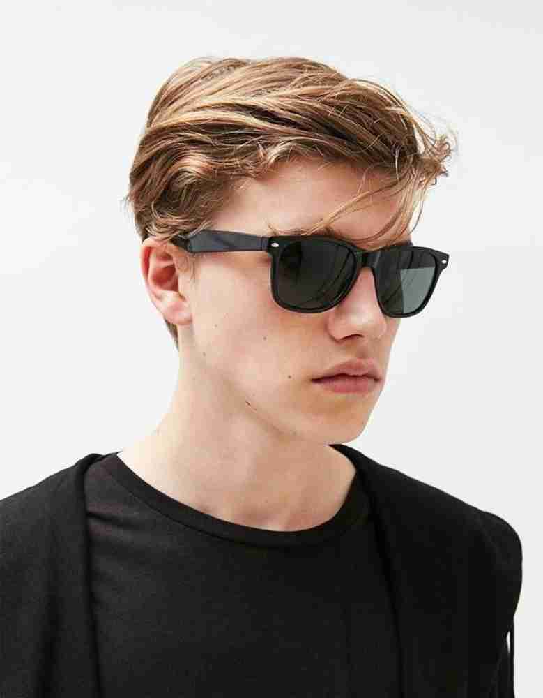 Black wayfarer sunglasses hot sale