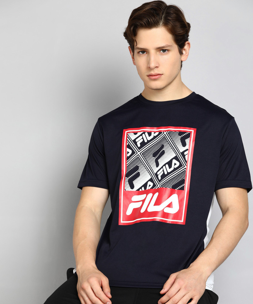 FILA Graphic Print Men Round Neck Blue T Shirt Buy FILA Graphic Print Men Round Neck Blue T Shirt Online at Best Prices in India Flipkart