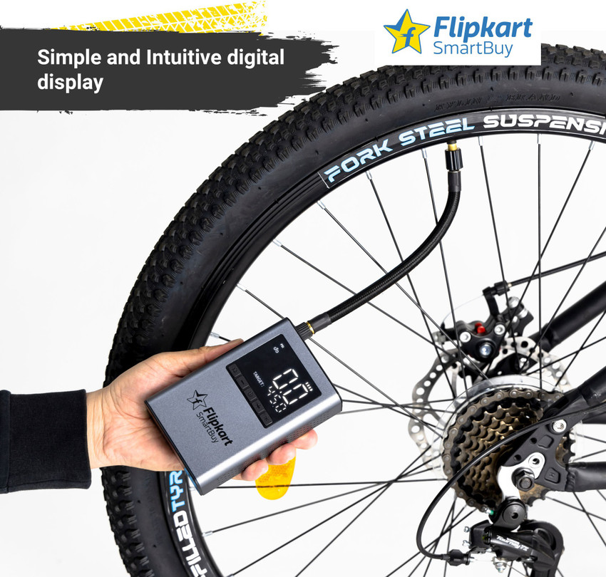 Flipkart SmartBuy 120 psi Tyre Air Pump for Car Bike Price in