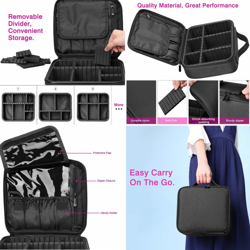 New BEST Professional Makeup Case Travel Makeup Bag Makeup Artist