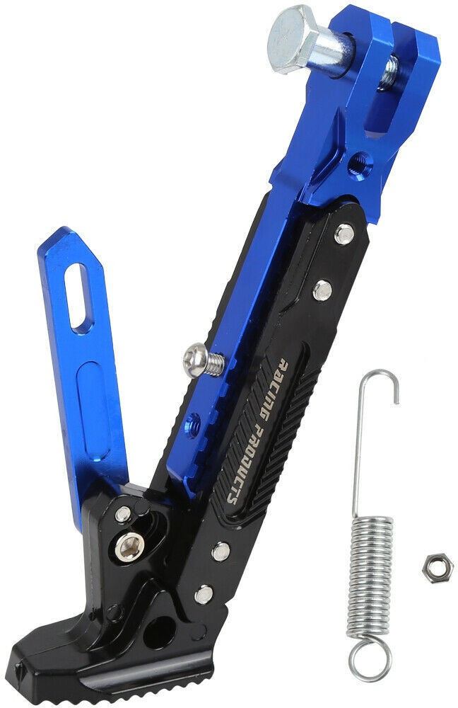 Adjustable side shop stand for bike