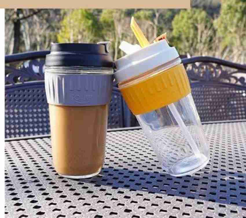Coffee And Juice Shaker Mug With Lid