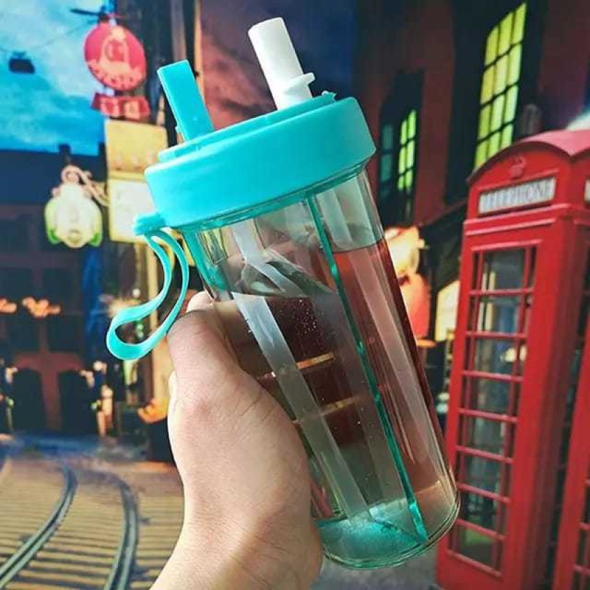 420/600ml Portable Drinking Cup Double-sided Drinkware Couple Cup