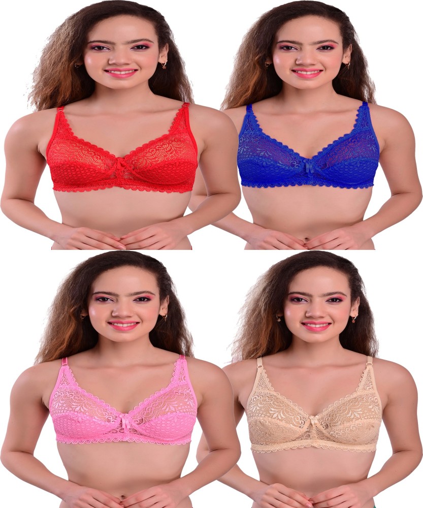 Non-Padded Cotton Lycra Bra - M Frame Full Coverage Design at Rs 165/piece  in Mumbai