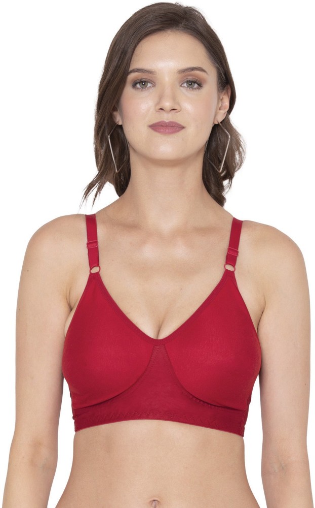 Buy SOUMINIE Women's Soft Fit Cotton Skin Non Padded Bra-42D at
