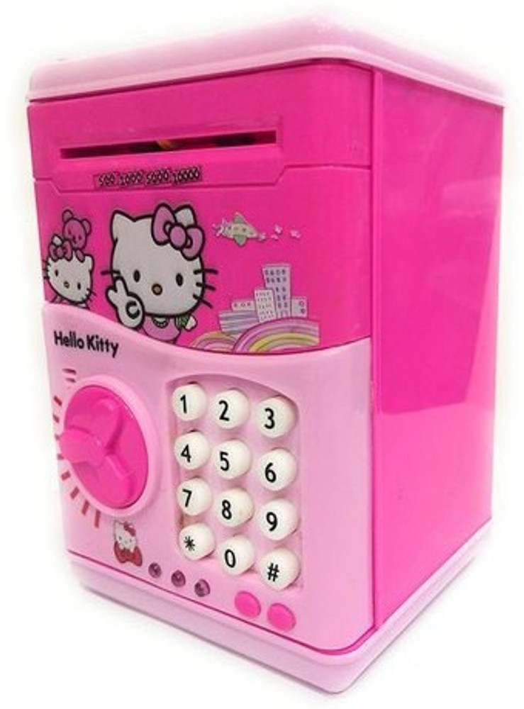 Kidszone Hello Kitty Money Bank ATM Electronic Password Lock