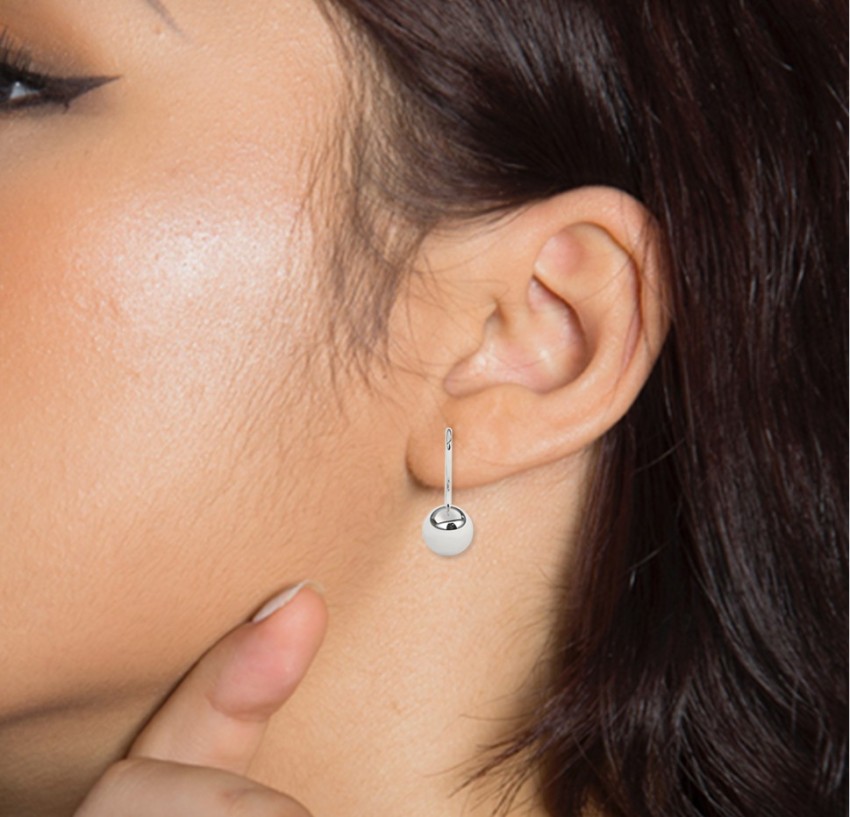 Smooth Twist Silver Stud Earrings - Lambert Jewelers