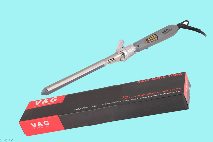 VG Professional Curling Machine Hair Rod Curling Iron Tong for