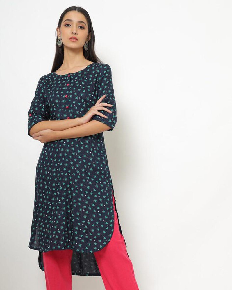 Fusion By Avaasa Women Geometric Print Straight Kurta Buy Fusion By Avaasa Women Geometric Print Straight Kurta Online at Best Prices in India Flipkart