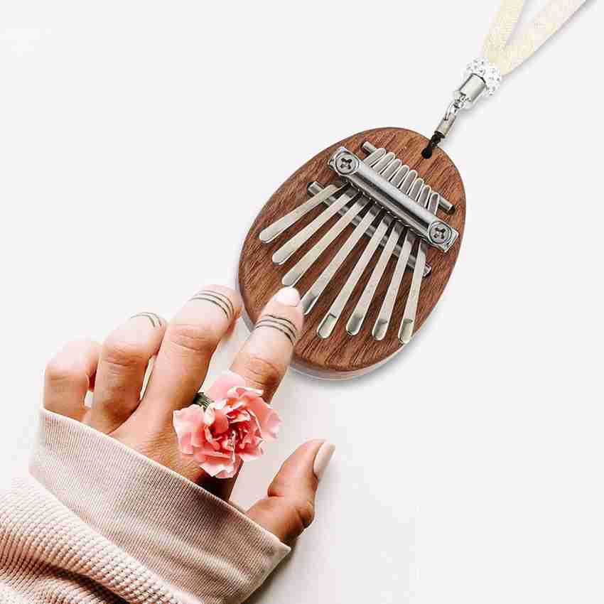 Mini Kalimba 2 Packs with Case, Fixm 8 Keys Finger Thumb Piano Great Gifts  for Kids, Adults and Beginners