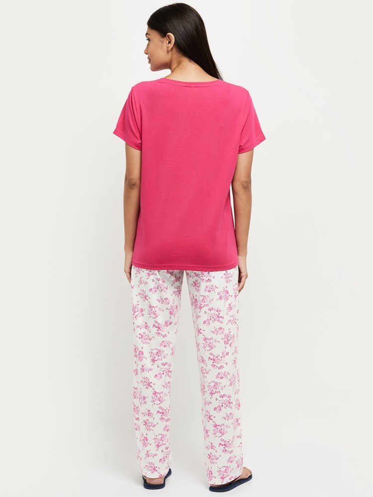 dangles pink-blue Ladies Pajama Set at Rs 450/set in Indore