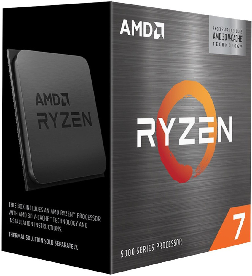 AMD Ryzen 7 5800X3D 3.4 GHz Upto 4.5 GHz AM4 Socket 8 Cores 16 