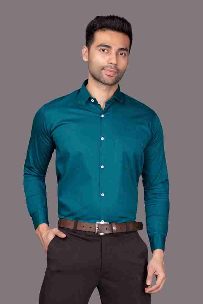 Bluish sales green shirt