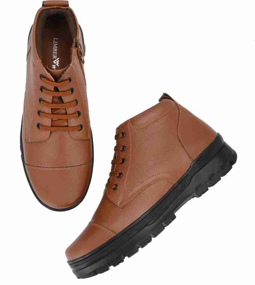 Brown police clearance boots