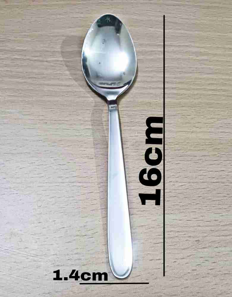 Parage Unique Stainless Steel Dinner/ Table Spoons, Length 15.5cm