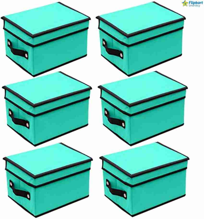 Cloth boxes with lids deals