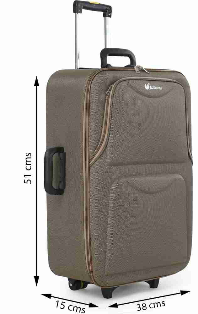 Barcelona Stylish Travel Trolley Cabin Suitcase 20 inch Grey