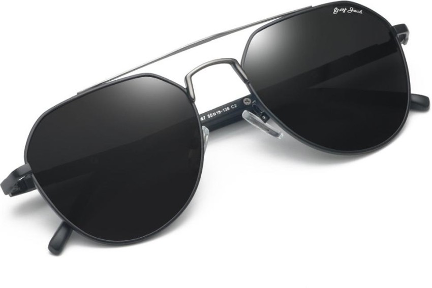 Buy Grey Jack Aviator Sunglasses Black For Men & Women Online @ Best Prices  in India