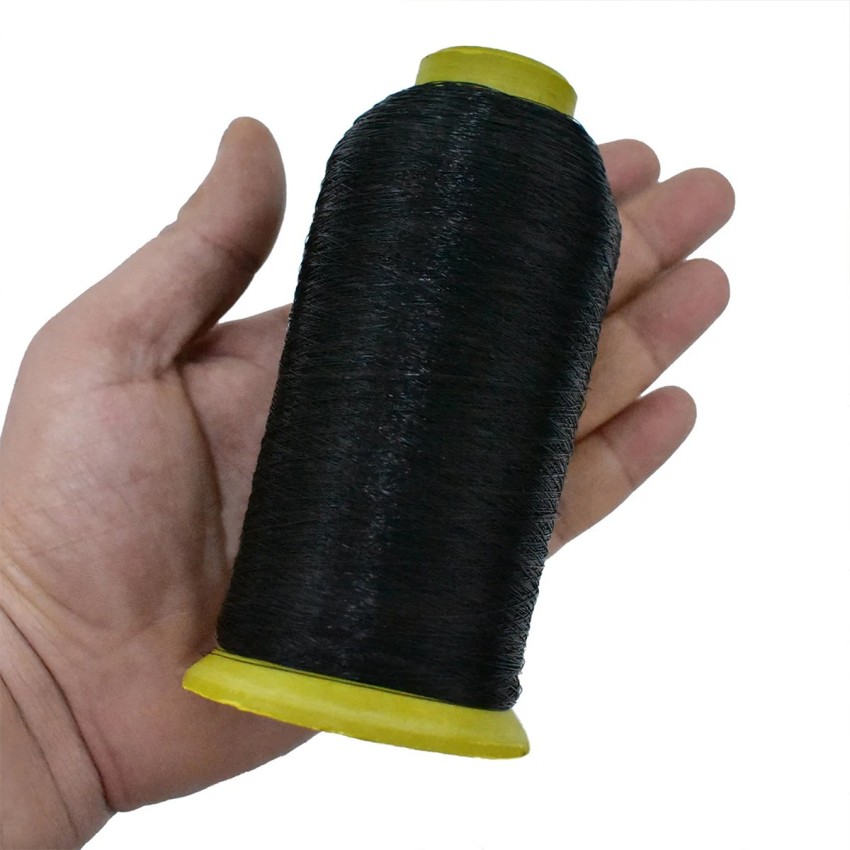 Black Transparent Nylon monofilament yarn black 16MM, For Stitching,  Packaging Type: Roll at Rs 90/piece in New Delhi, Clear Thread For Hand  Sewing 