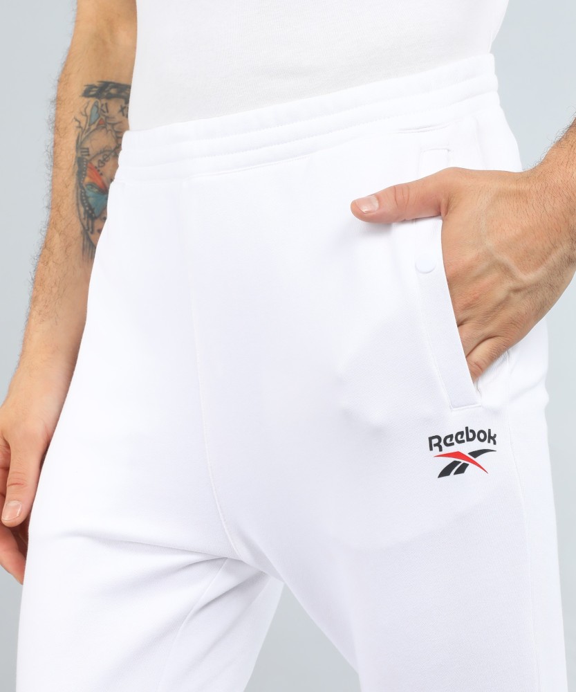 REEBOK CLASSICS Solid Men White Track Pants - Buy REEBOK CLASSICS