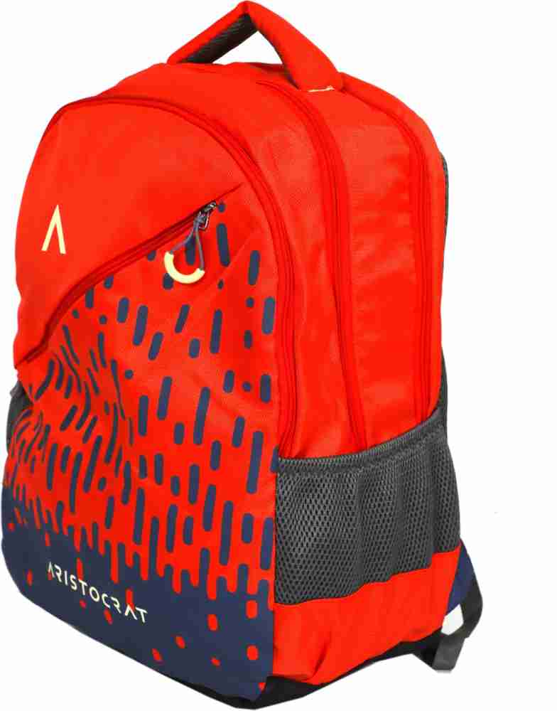 ARISTOCRAT 40L Backpack with 3 Compartment and Rain cover Office College School Bag 40 L Backpack RED Price in India Flipkart