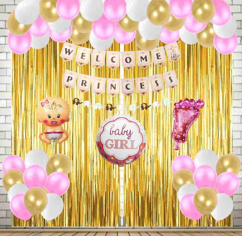 Baby girl welcome decoration sale