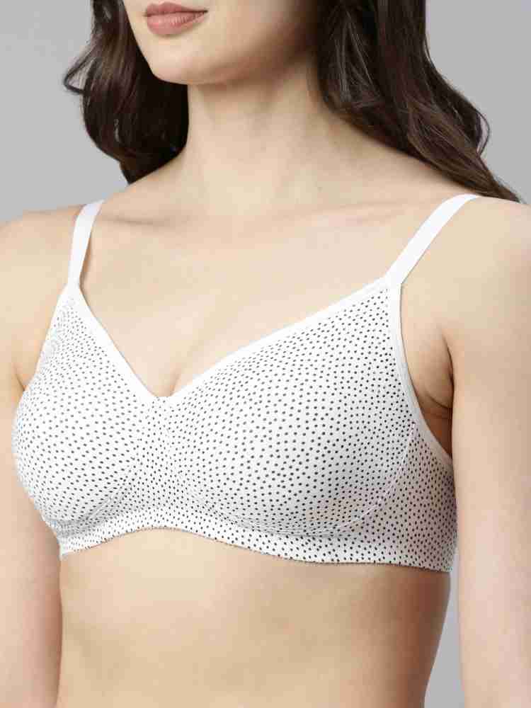Buy Enamor A042 Non Padded Side Support Shaper Stretch Cotton Everyday  Bra-revello Print Pink online