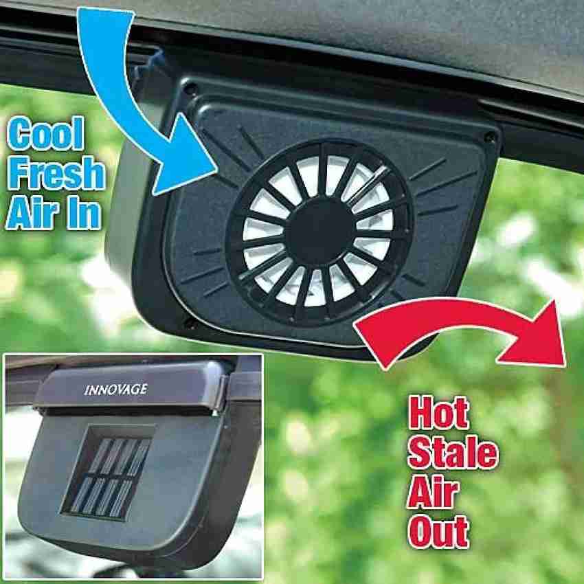 Solar car cooling fan discount