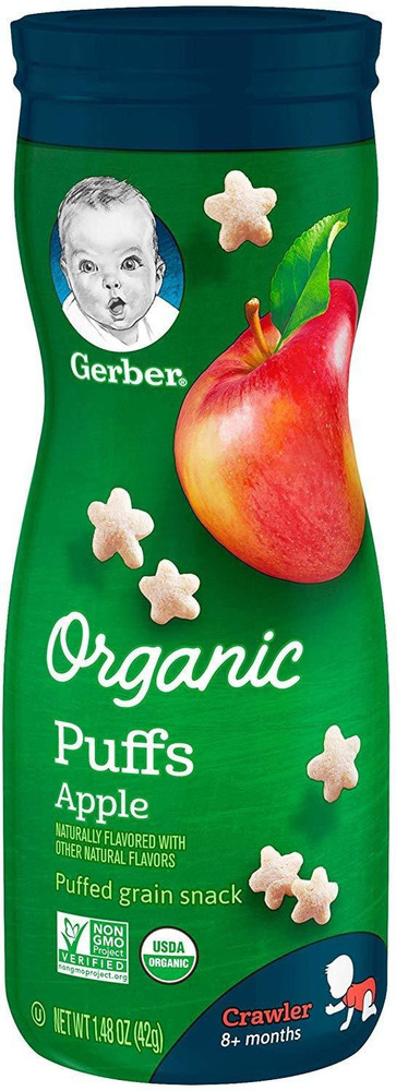 Gerber organic puffs 2025