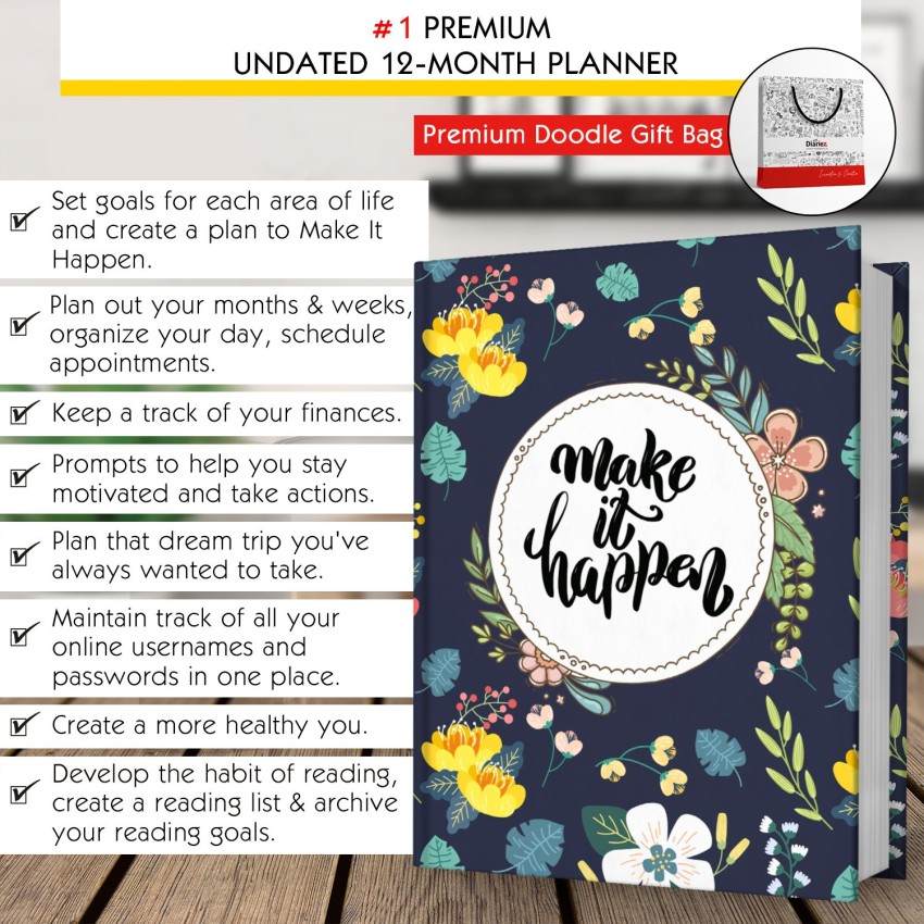 Agenda 52 Non-Dated Planner Floral