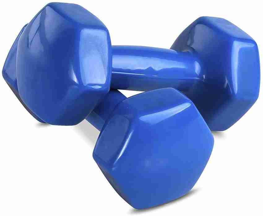 TTC FITNESS Unisex Vinyl Dumbbells for Men Women 1 to 10 KG