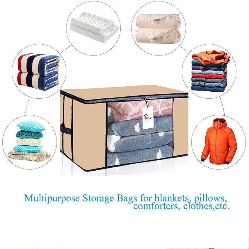 Storage bags for blankets and pillows discount