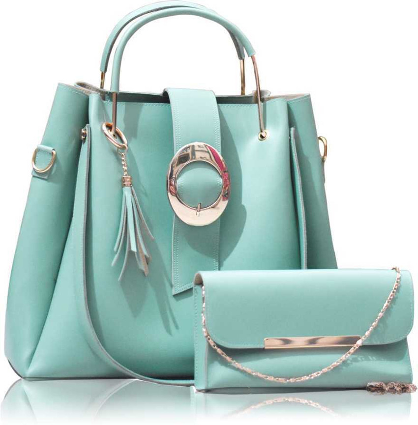 Buy Women Craft Girls Green Silver Handbag Skyblue Online Best Price in India Flipkart