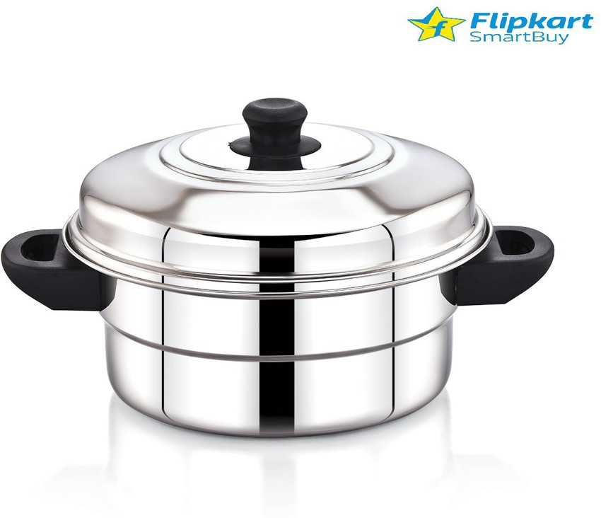 Flipkart SmartBuy Stainless Steel Multi Steamer Pot 2 Idli Plates 9 Idlis Induction Standard Idli Maker Price in India Buy Flipkart SmartBuy Stainless Steel Multi Steamer Pot 2 Idli Plates 9 Idlis
