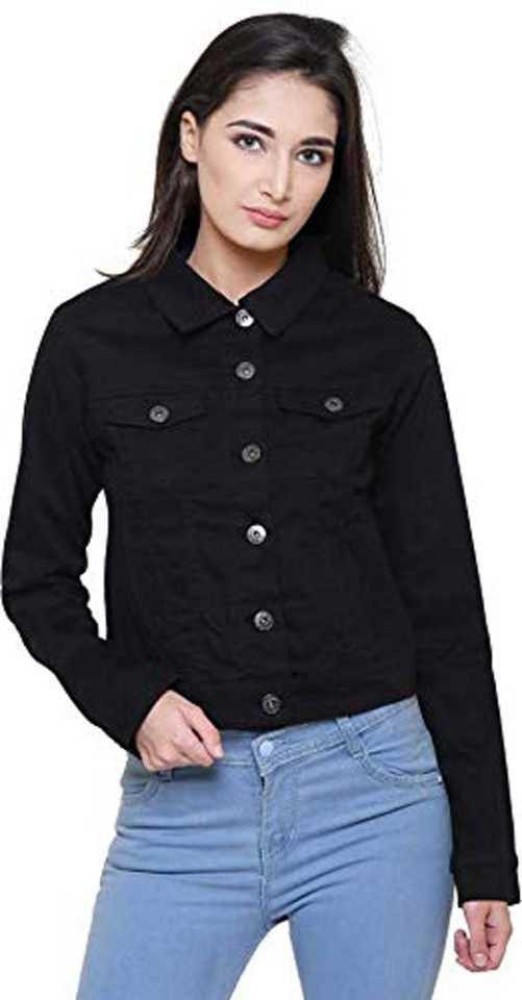 Buy Tokyo Talkies Black Denim Jacket for Women Online at Rs884  Ketch