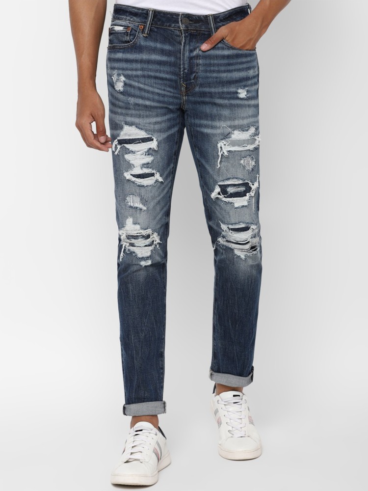 American Eagle Outfitters Skinny Men Blue Jeans - Buy American