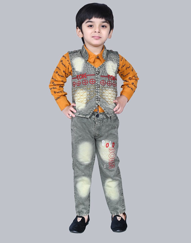 Jeans shirt best sale for boy flipkart